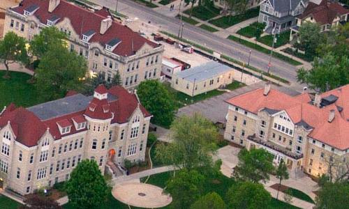 Aerial of campus